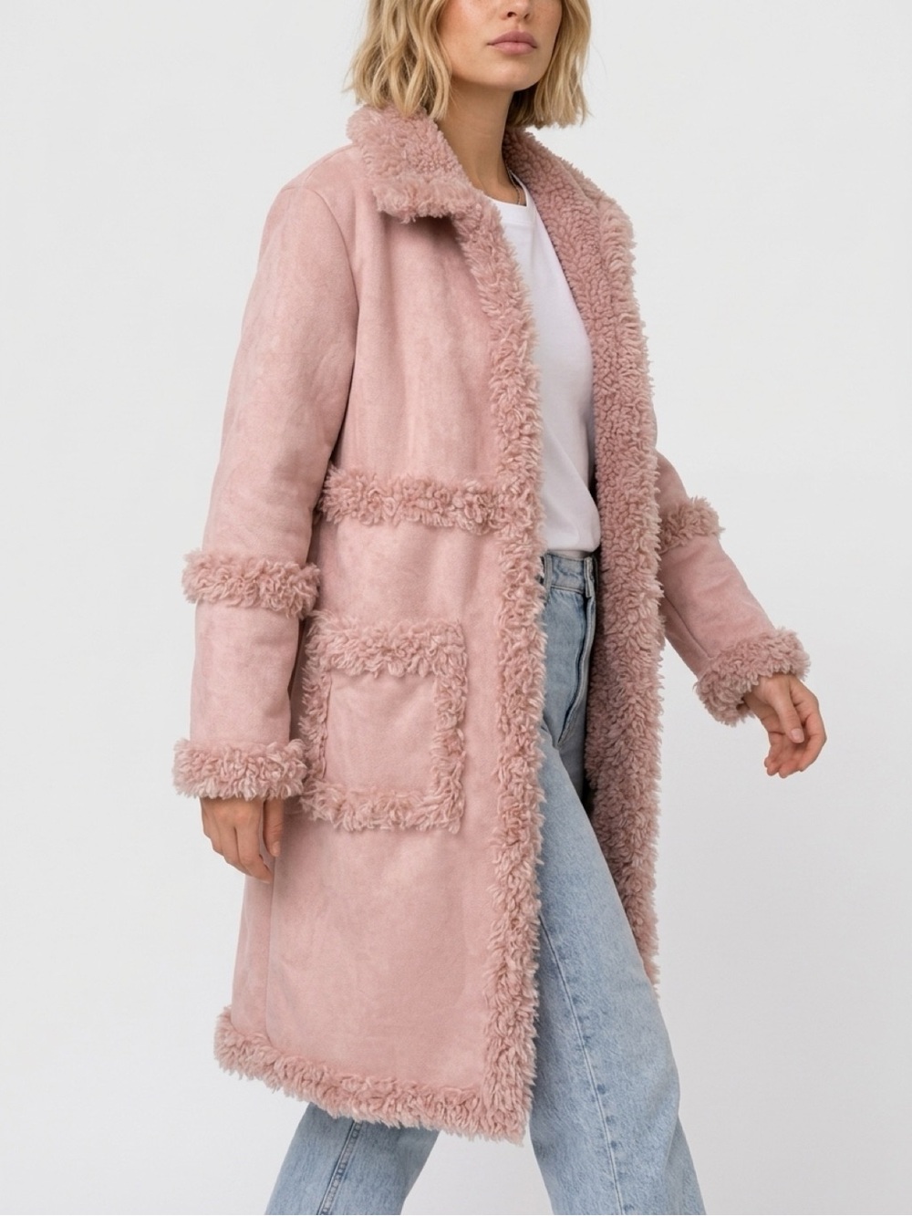 Love Token Blush Teddy Jacket